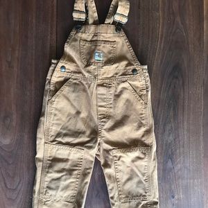 Carhartt kids' 2T double front bib overalls very good condition